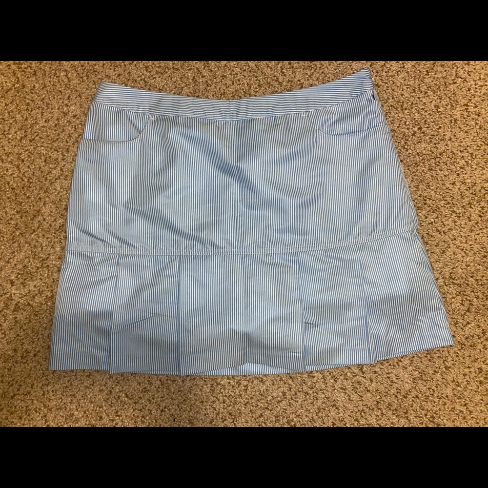 Vintage Adidas Seersucker golf/tennis skirt size 8